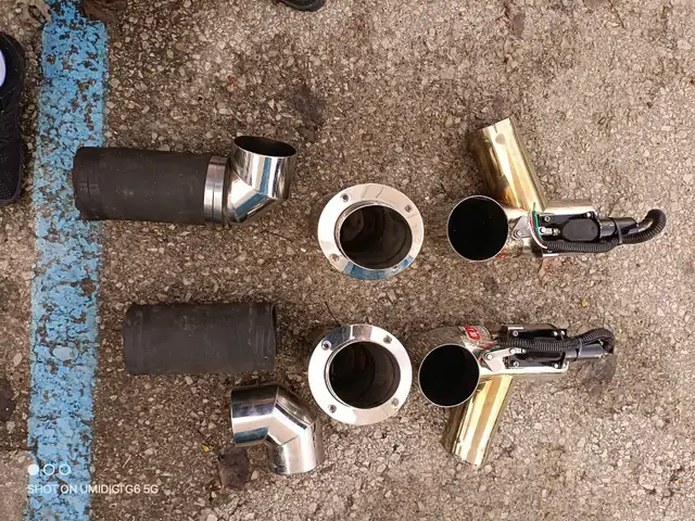 Corsica threw haul exhaust kit for boat