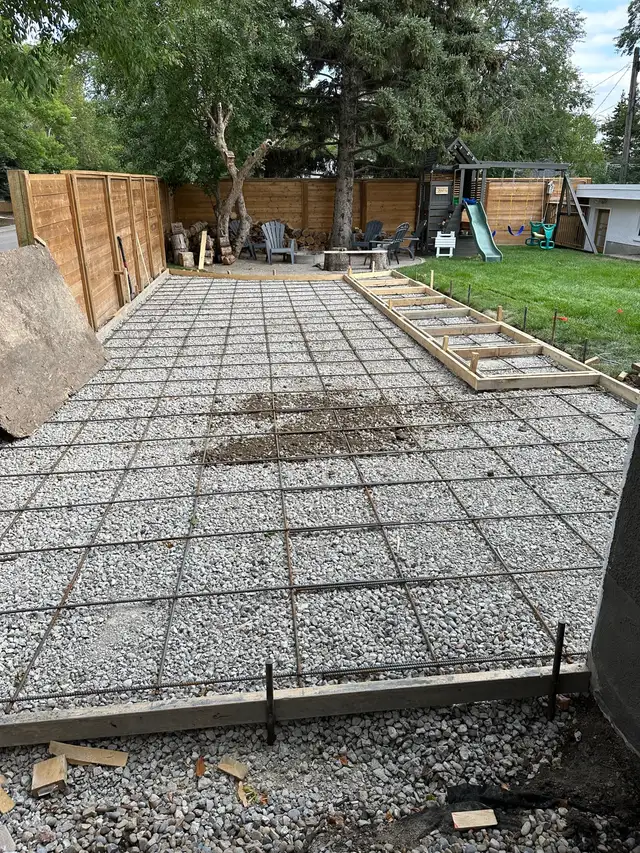 Concrete form setter , prepper needed