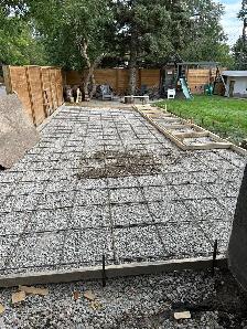 Concrete form setter , prepper needed