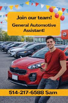 Embauche ! Assistant(e) automobile général(e) (véhicule fourni) - Photo 2