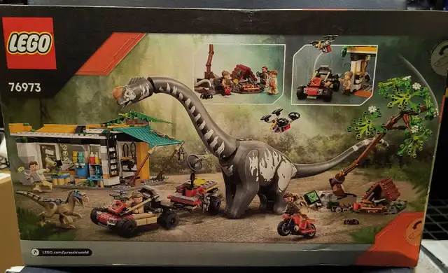 LEGO JURASSIC WORLD RAPTOR & TITANOSAURUS TRACKING MISSION 76973 - Photo 2