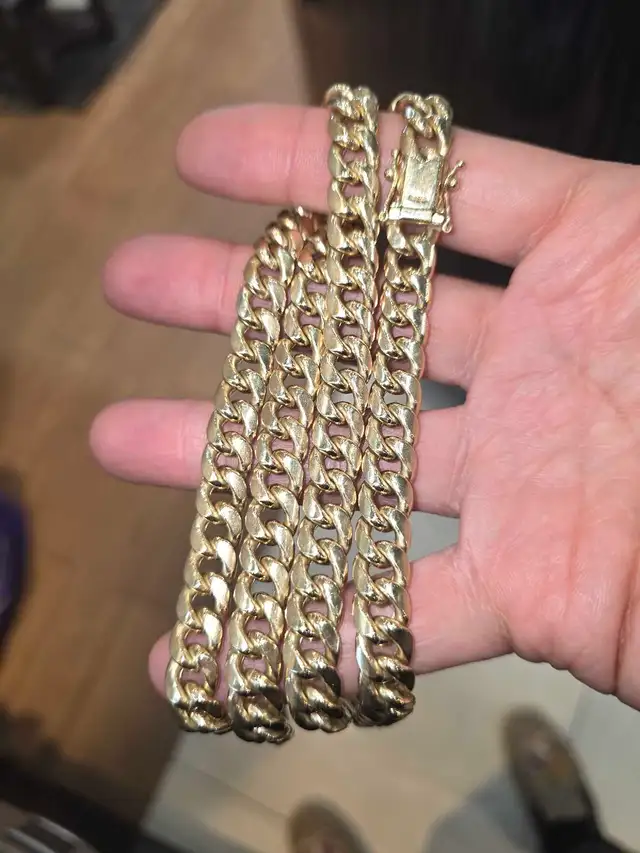 miami cuban 10k gold 50.6g - Photo 2