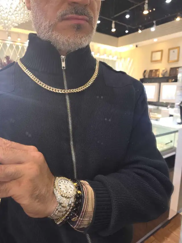 miami cuban 10k gold 50.6g - Photo 5