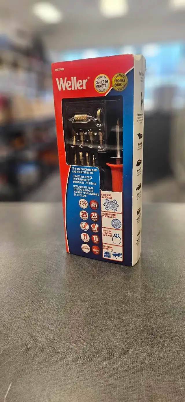 Weller Woodburning and Hobby Iron kit NEW