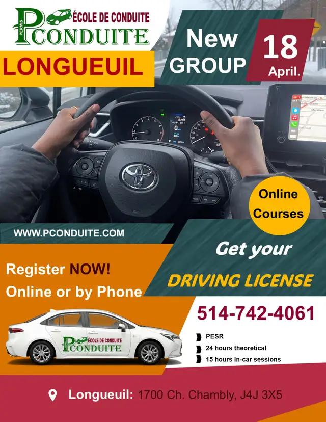 COURS DE CONDUITE A LONGUEUIL - Photo 2