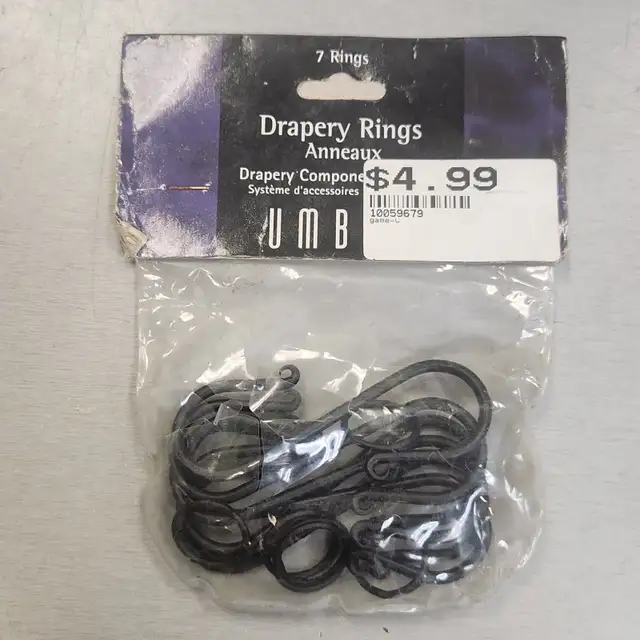 Drapery Rings Anneaux 7 Rings