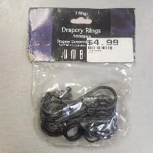 Drapery Rings Anneaux 7 Rings