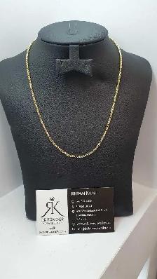 10k yellow gold box chain # 382_8
