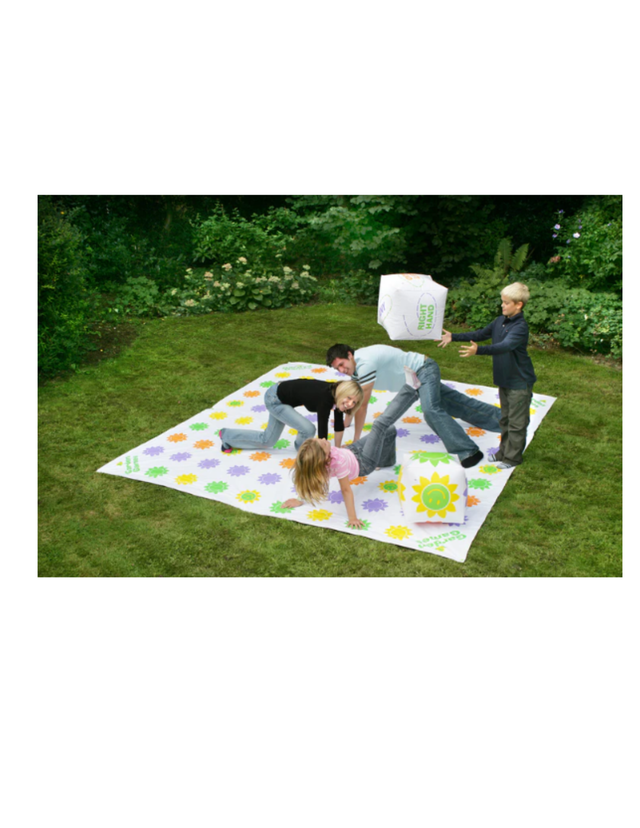 Twister géant des pieds et des mains