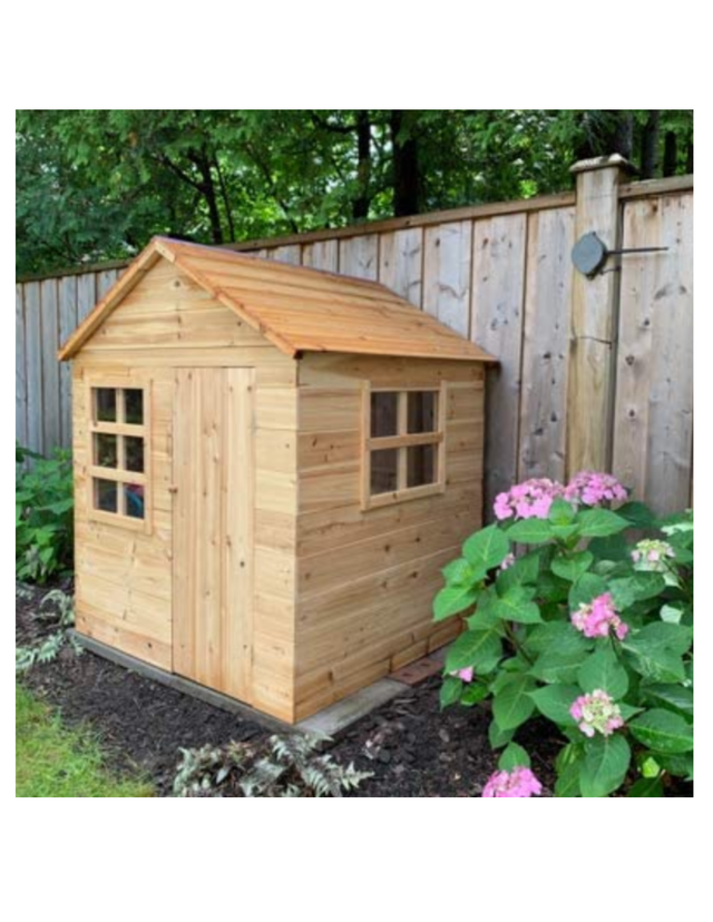 Maison en bois exterieur pour enfant - Photo 2