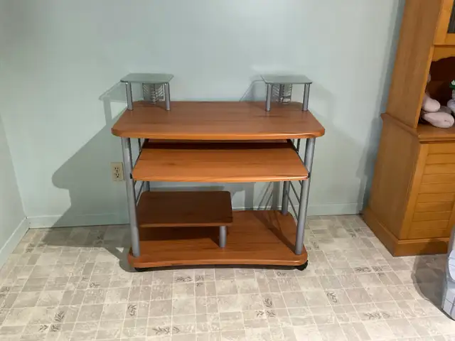 bureau d’ordinateur, couleur bretzel, d’agence à tous les décors - Photo 3