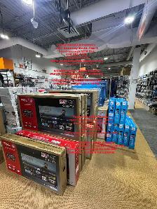 SAMSUNG, TCL & PHILIPS 32,40,43,50,55,60,65,70,75,85 TV'S SALE