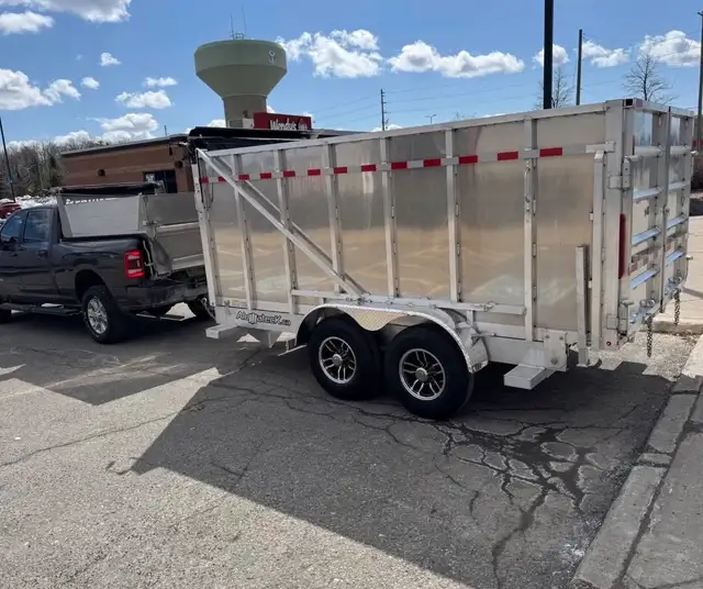 7 Ton Dumpster Bin Dump Trailer Rentals Ottawa