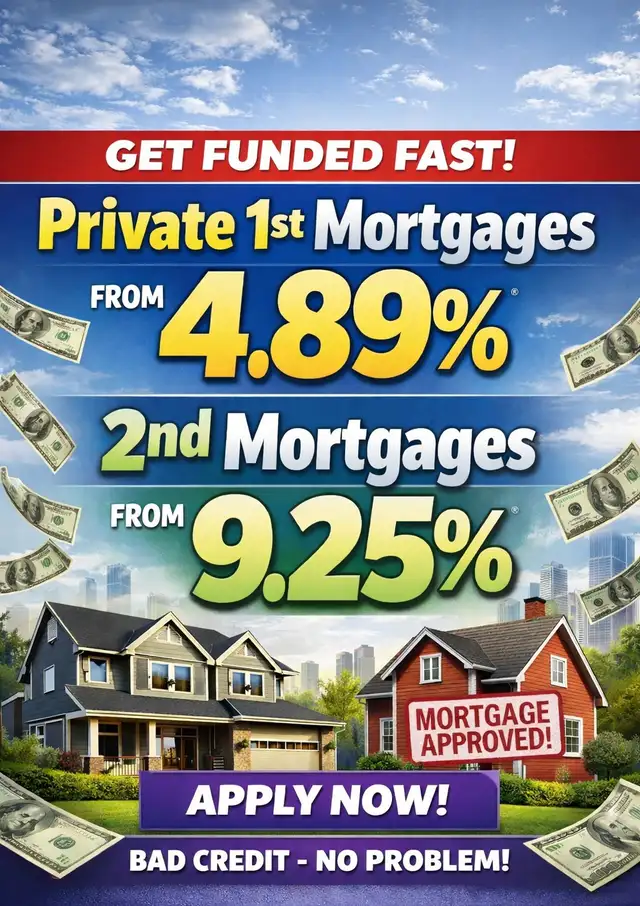 ✅ 1st & 2nd Mortgages ✅ - FAST & EASY!