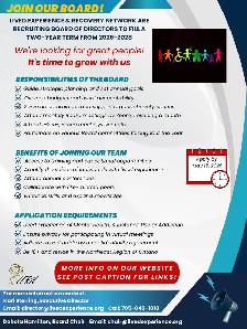 Volunteer Recruitment for Board of Directors!