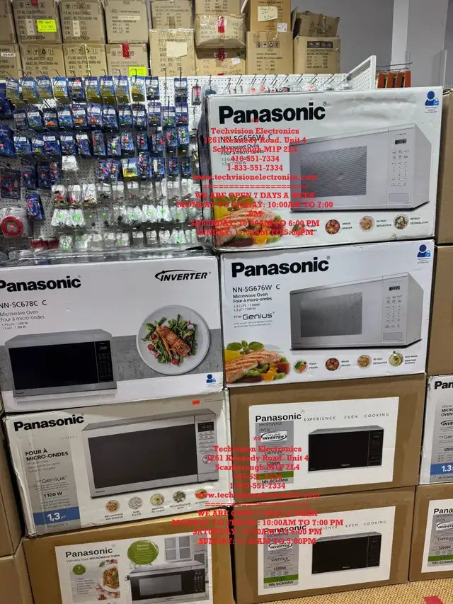 PANASONIC MICROWAVE 1.1, 1.3, 1.6, 2.2 CUFT - Photo 5