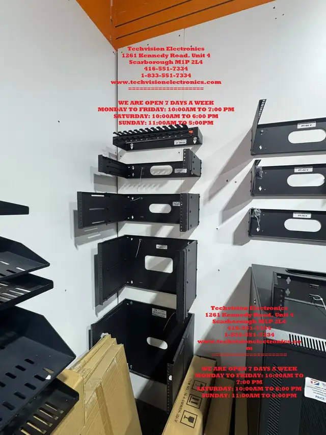 SERVER/CABINETS AUDIO VIDEO RACKS/DVR, WALL MOUNTABLE CABINETS - Photo 3