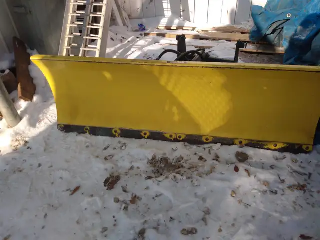 ISO John Deere snowblower and blade attachments