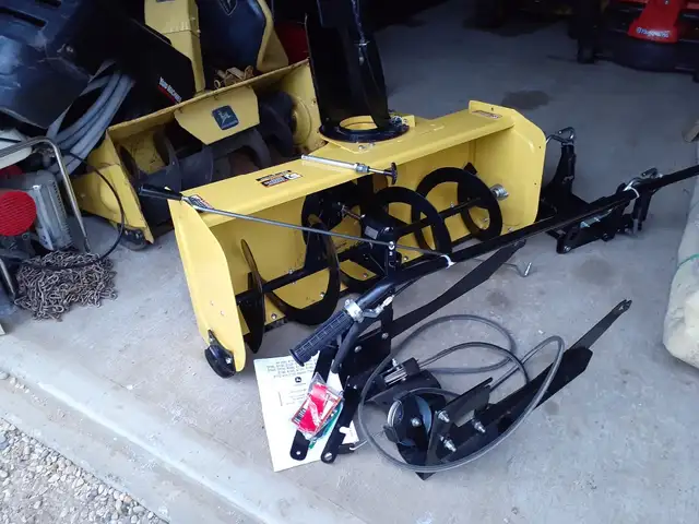 ISO John Deere snowblower and blade attachments - Photo 4