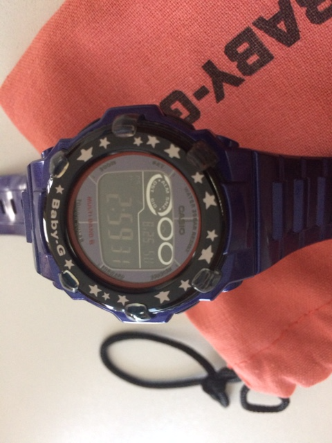 MONTRE NEUVE MAUVE BABY-G FEM OU ADO FONCTIONNE PARFAIT $115.00 - Photo 3