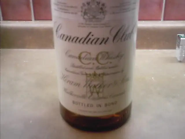 Canadian Club Whiskey Empty Magnum - Photo 3