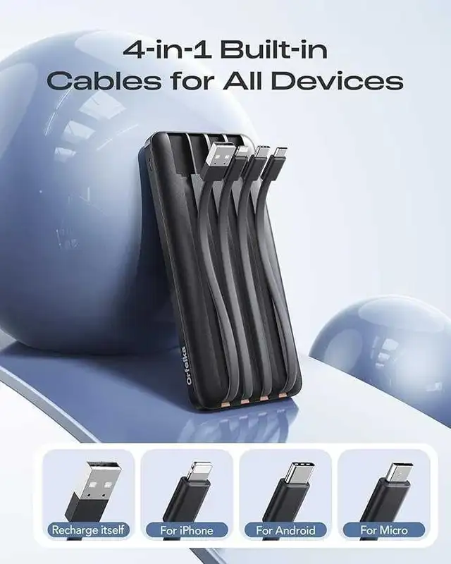 Orfeika 20000mAh Power Bank – Travel Essential - Photo 3