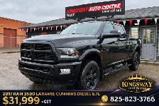 2017 RAM 3500 LARAMIE CREW CAB – 6.7L CUMMINS DIESEL – 4X4 -