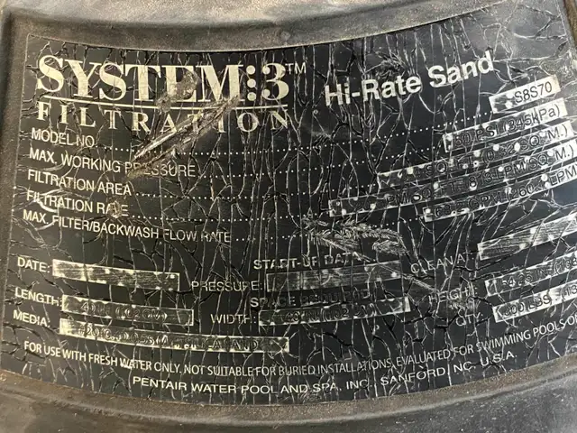 Filtreur de piscine / Pool Filter STA-RITE - Photo 4