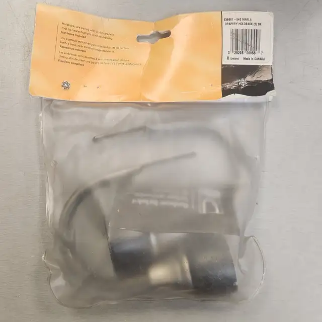 Unbra Dripery Scarf Holder & Holdback Set - BRAND NEW - Photo 2