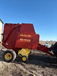 648 round baler