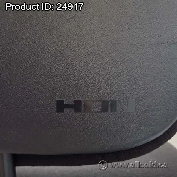 Hon Black Fabric Adjustable Drafting Stool with Foot Ring - Photo 3