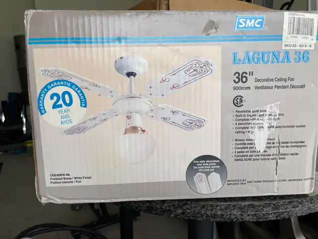 ceiling fan brand new never opened