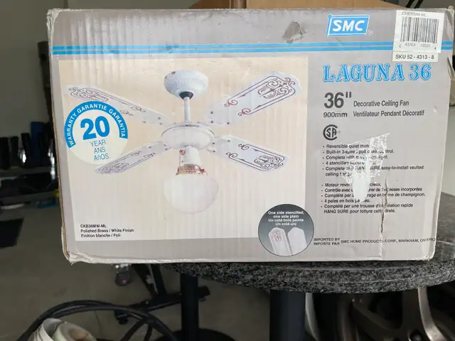 ceiling fan brand new never opened - Photo 3
