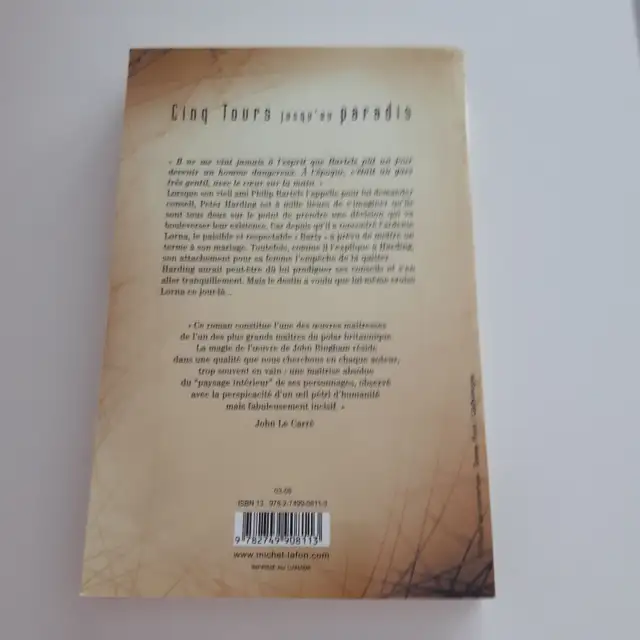 BON ROMAN NEUF DE JOHN BINGHEAM 5TOURS JUSQU'AU PARADIS 257PAGES - Photo 2