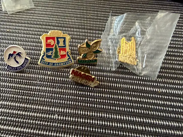 pins political Ontario cities rare