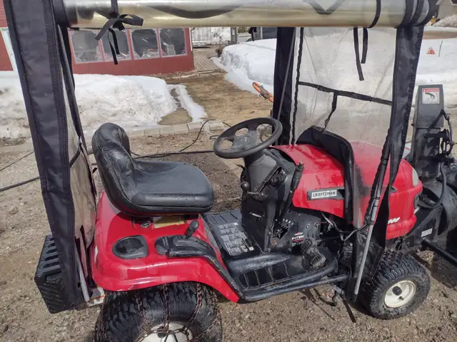 Tracteur a gazon CRAFTSMAN 22HP équipé pour servir 4 saisons - Photo 3