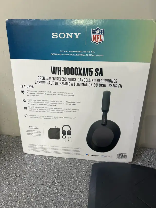Sony WH-1000XM5A BlueTooth headphones New in box - Photo 2