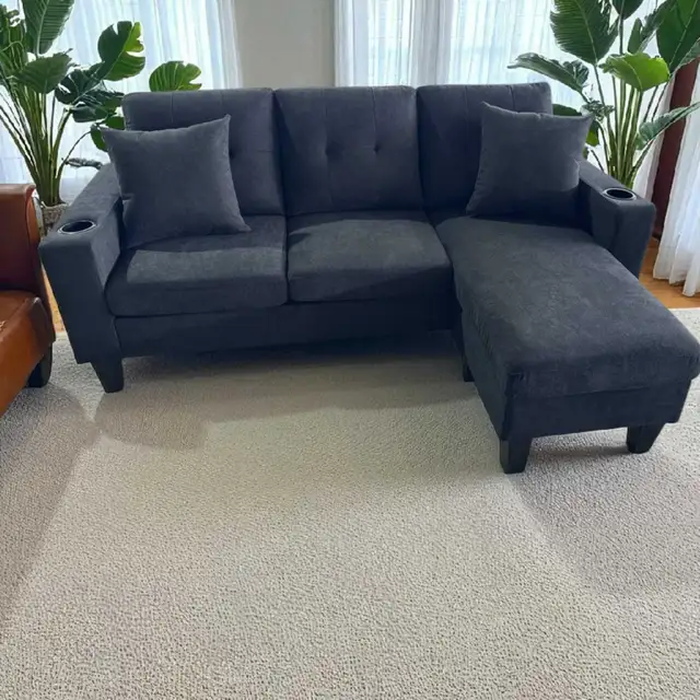 L shape (Brand New)  '3'4'5'6 seater sectional sofa couchs Avai