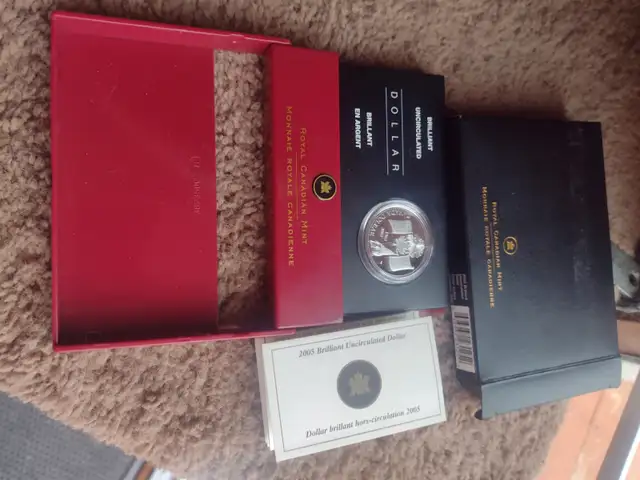 2005 Canadian silver dollar 99.99 pure silver