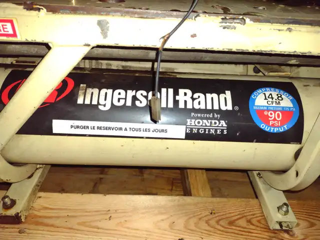 Compresseur a air a essence INGERSOLL RAND avec moteur HONDA 9 h - Photo 2