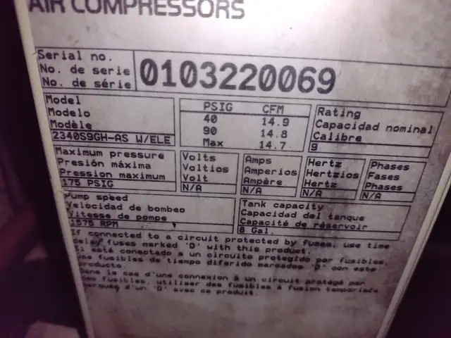 Compresseur a air a essence INGERSOLL RAND avec moteur HONDA 9 h - Photo 3