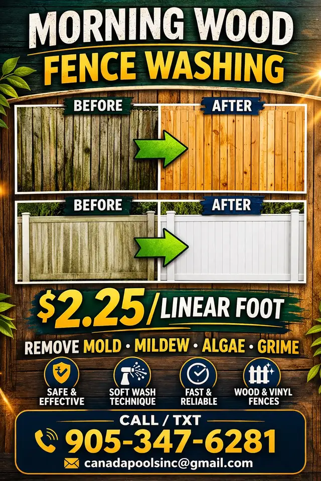 fence/deck wash