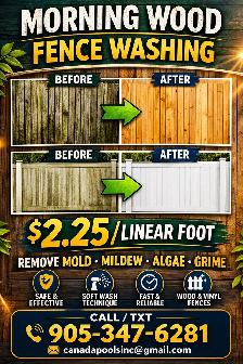 fence/deck wash