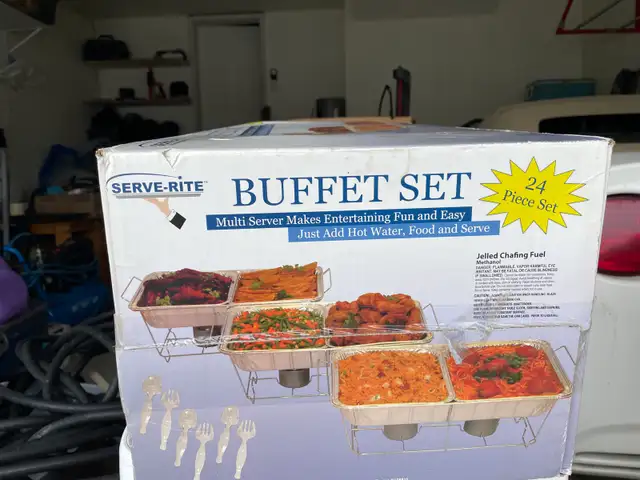 BUFFET SET BRAND NEW NEVER USED - Photo 2