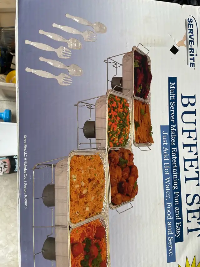 BUFFET SET BRAND NEW NEVER USED - Photo 6