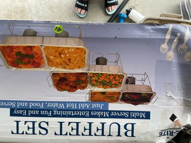 BUFFET SET BRAND NEW NEVER USED - Photo 7