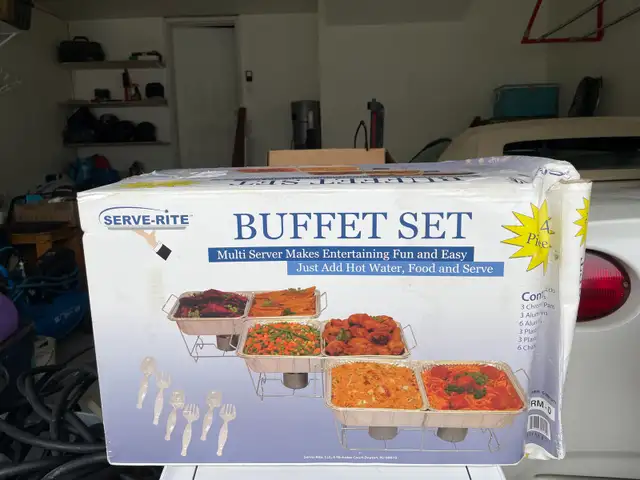 BUFFET SET BRAND NEW NEVER USED - Photo 8