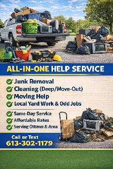 Junk Removal & Cleaning Services – Ottawa (Same Day Available)