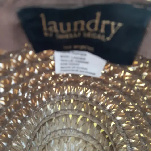 BEAU CHAPEAU DE PAILLE NEUF LAUNDRY HOMME 23'TOUR TETE: $10.00 - Photo 2