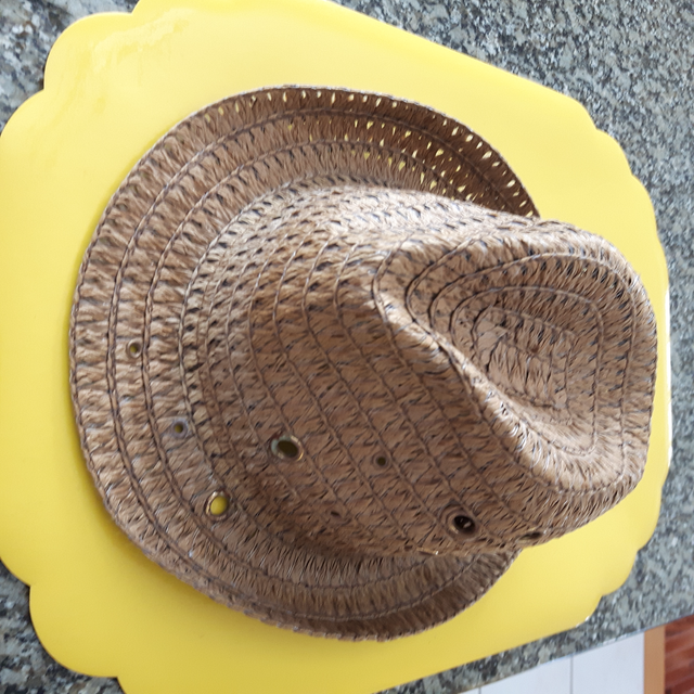 BEAU CHAPEAU DE PAILLE NEUF LAUNDRY HOMME 23'TOUR TETE: $10.00 - Photo 3